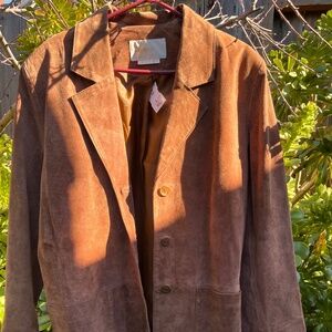 Vintage Leather Coat/Blazer